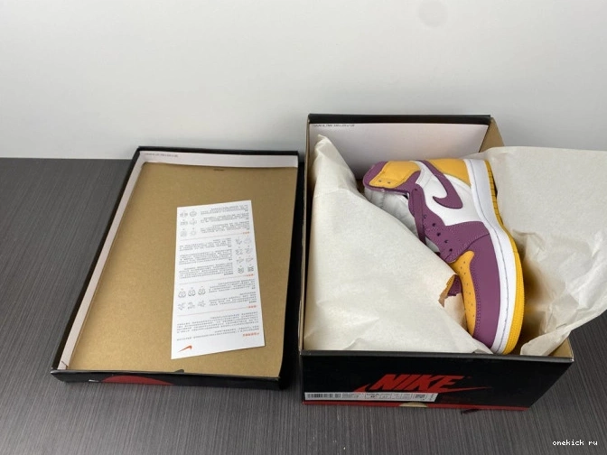 Rep Onekick Jordan 1 High OG Air 555088-706 Brotherhood 0713